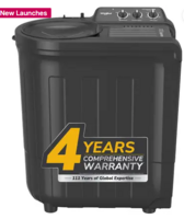 Whirlpool 7 kg 5 Star with Ace Wash Station, 1400 RPM Speed and Rust Proof Semi Automatic Top Load Washing Machine Grey (MAGIC CLEAN 7.0 GREY DAZZLE (5YR))