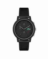 Lacoste LACOSTE.12.12 Chrono Qtz Black Round Dial Men's Watch - 2011243