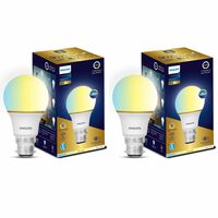 PHILIPS 9W B22 LED Bulb | 3 Colors in 1 LED Bulb | Scene Switch Bulb for Home & Decoration | Color: Tunable White | Pack of 2 | Gold Perform Series