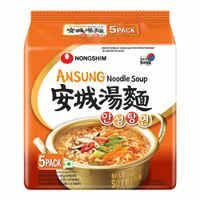 Nongshim Ansung Instant Noodle Soup | 5 in 1 Pack of 5 (location specific)