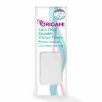 Origami Extra Thick Reusable Kitchen Towels - 25 Pulls each