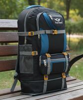 Tracking bag New Trekking bag Rucksack bag Rucksack - 90 L Rucksack  - 90 L (Black, Multicolor)