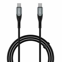 boAt Type C to C 65W Fast Charging Cable with 480 Mbps Data Transfer, Tangle-Free Cable in Premium Nylon Braided Design (Carbon Black)