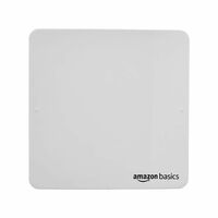 Amazon Basics Axial Fan 6" | 22W | 7 Blades | 150 mm Sweep | 7.3 dB Low Noise | Window Mount | Wall Switch Control | White Plastic Body