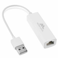 Mobi Lock USB Ethernet LAN Network Adapter Compatible with Laptops and All USB 2.0 Compatible Computers Including Windows 7 to 11 Vista Mac OS X and macOS - by Mobi Lock, White