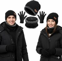 Beanie wintercap neck with gloves Cap