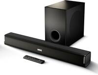 Mivi Fort Sonic 200 BT v5.3 200 W Bluetooth Soundbar  (Black, Silver, 2.1 Channel)