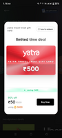CRED x Yatra 500 Voucher at 90% Discount [Account Specific]