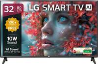 LG LR570 80 cm (32 inch) HD Ready LED Smart WebOS TV 2025 Edition with Alpha5 Gen 6 AI Processor ,60Hz Refresh Rate | Alexa Built In | Works with Hey Google (32LR570B6LA)
