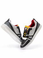 RUN 07 Mens Spectra PU Sole Superior Grip Mid Top Sneakers | Casual Shoes | Solid Smart Casual Walking Shoes | Cushioned Footbed with Extra Comfort Shoe