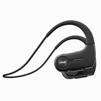 Vibez by Lifelong 32GB Inbuilt Storage Wireless Earphones | IPX 4 Sweat and Water Resistant Earbuds, Supports Bluetooth v.5.31 with Noise Cancellation, 15 Hrs Playtime ( VBB3201 Ultra, 1 Year Warranty, Black)
