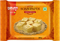 Delish by Flipkart Soan Papdi with Almonds, Pistachio, Elaichi Pouch  (200 g)