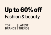 Amazon - Up To 60% Off on Fashion & Beauty + Unlimited 5% Cashback 
