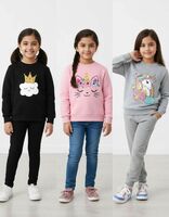 GREAT CLOTHING Girls Graphic Print Cotton Blend Regular T Shirt on Flipkart