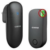 COSTAR Self-Powered Battery Free Wireless Door Bell Kits Chime Cordless Calling Bell-1000ft Range with 52 Chime Pebble 600