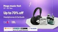 Amazon - Upto 70% Off - Mega Music Fest [ Nov 21 - 25 ] + Bank Offers
