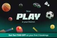 District Play: Get 100 Off on First 3 Bookings