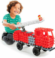 Little Tikes Waffle Blocks Vehicle- Fire Truck  (Red)