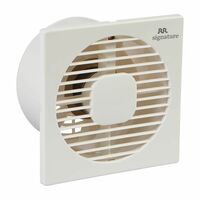 RR SIGNATURE VENTO GRILL 150 MM - WHITE (3 Year Warranty)