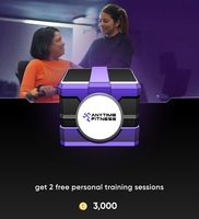 cred x Anytime fitness [ 2 free personalized training sections]