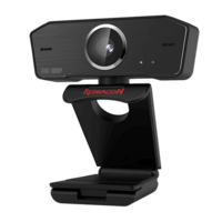 REDRAGON HITMAN 1080P Web Cam (Built-In Dual Microphone, GW800, Black)