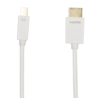 ultraprolink Mini DisplayPort to HDMI Type A Cable (24k Gold-plated, White)