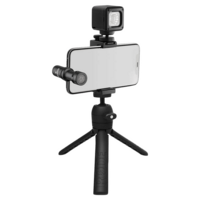 RODE VLOGVMMC Vlogger Kit for Mobile with Mic (Directional Sound Pickup, Black)