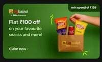 Fampay X Bigbasket --100 off on 199 code 