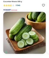 Cucumber @9 500gm