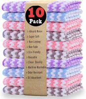 Microfiber Cloth Rumal 10inch*10inch Multicolot Napkins (10 Sheets)