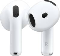 Apple AirPods 4 Wireless Earbuds, Personalised Spatial Audio,Sweat and Water Resistant Bluetooth  (White, True Wireless)