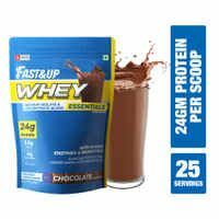Zepto : Fast&Up Whey Protein Essentials - European Chocolate Flavoured Clean Protein 800 g