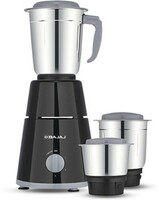 BAJAJ GX 1 500 W Juicer Mixer Grinder  (GX 1 Black (410569) | 3 Jars | Black)