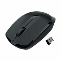 ZEBRONICS Wireless Mouse, 2.4GHz, 3200 DPI, 3 Buttons, Comfortable & Ergonomic, USB Nano Receiver, Power-Saving Mode, Works on Most Surfaces, for Mac | Laptop | Computer (Freego, Black)