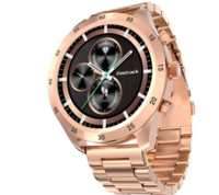 Fastrack Magnus FX2 Unisex Smart Watch With Rose Gold Metal Strap