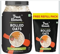 True Elements Rolled Oats with Free Refill Pack 2.2 Kg (1.2 kg + 1 Kg)