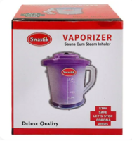 Swastik Assorted Colour Plastic Vaporizer Sauna Cum Steam Inhaler