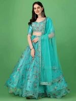 RUKHA FAB Printed Semi Stitched Lehenga Choli on Flipkart
