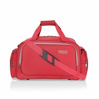 Lavie Sport Polyester Bristol Medium 55 Cms Duffle Bag|Spacious Duffle Bag for Getaways, 55 x 25 x 28 Centimeters, Red