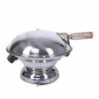 Zepto : Kuber Industries Aluminum Gas Tandoor Bati Maker Oven 34x34x26 cm | Barbecue Grill | Silver