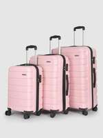 Up to 86% Off on Set Of 3 Trolley Bags (Aristocrat, V By Verge, Safari, Teakwood Leathers)