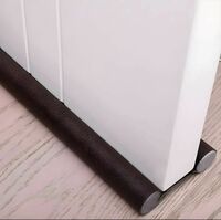 Shriyagic Primium Quality Door Bottom to Prevent Noise Dust Door Mounted Door Stopper (Brown)