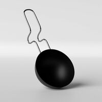 Lifelong Cooking Tadka Pan with Steel Handle | 350ml | Aluminum Non-Stick Coating 