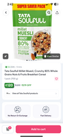 tata soulful muesli - Zepto - location specific