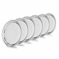 Wonderchef Venice Stainless Steel Plate Set Of 6 (location specific)