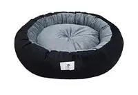Dog Bed Velvet Fabric Dual Color Small