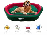 Velvet Fabric Polyester Fill Pet Bed