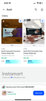 protein bars - Instamart - location specific 