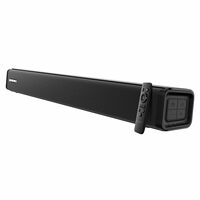 Zebronics ZEB-JUKE BAR 2500 Wireless Bluetooth Single Soundbar With Supporting Wall Mount, USB, AUX, Optical IN & Remote Control. (35 Watt, 2.0 Channel)