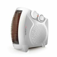 Longway Hot Max 2000W/1000W Fan Room Heater | ISI Approved | Overheat Protection | Portable & Compact | 2 Heat Settings | ABS Plastic Body | White